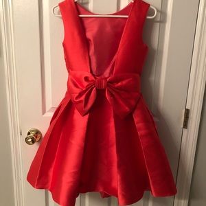 Kate spade coral bow dress